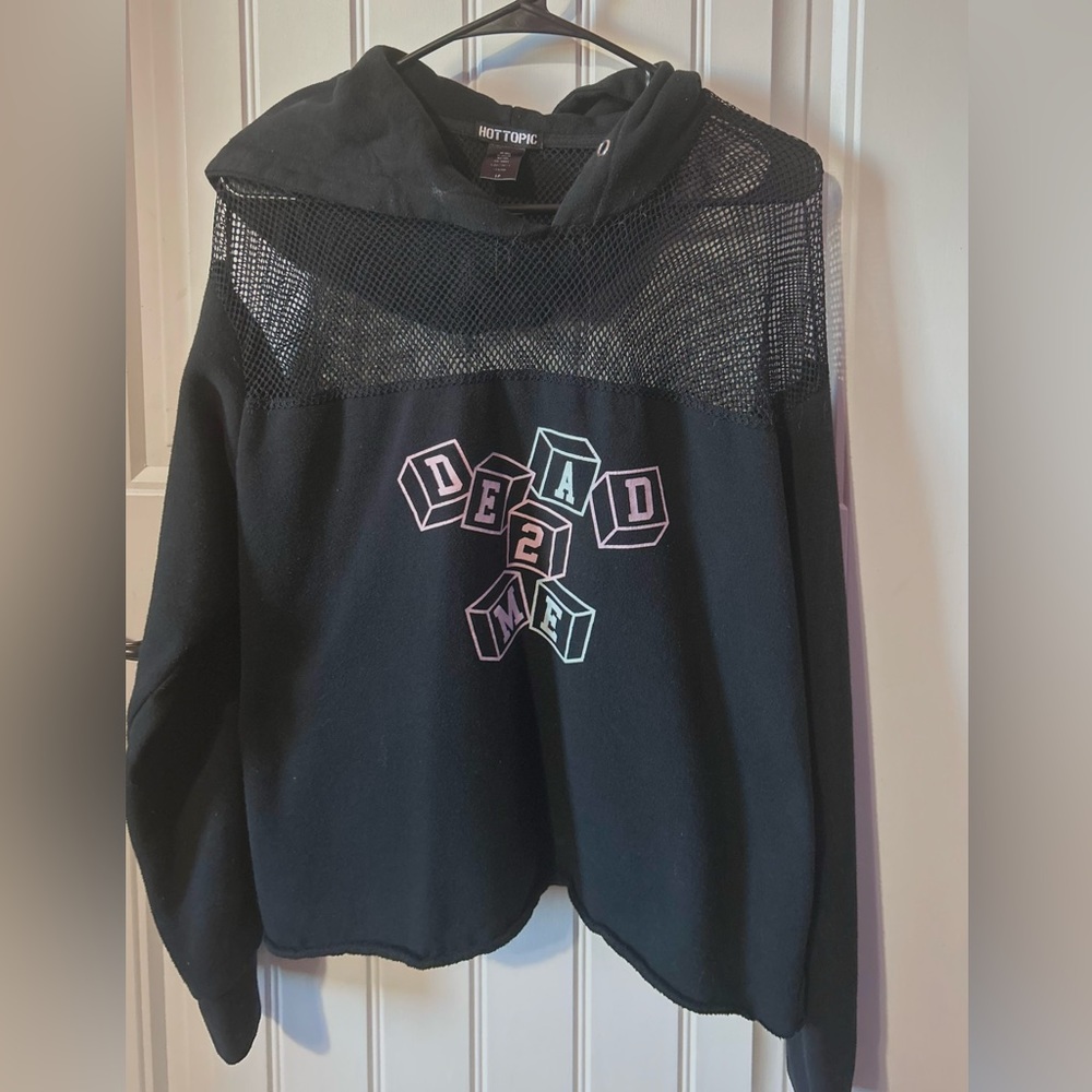 Crop top hoodie